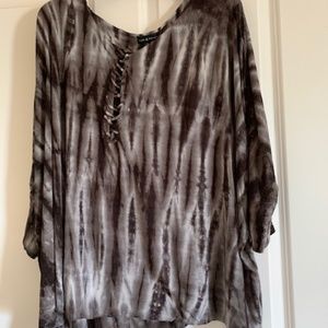 Tie Dye Bat Wing Shirt